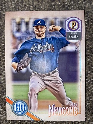 2018 Topps Gypsy Queen #221 A’s Sean Newcomb Baseball Card - Image 1 of 2