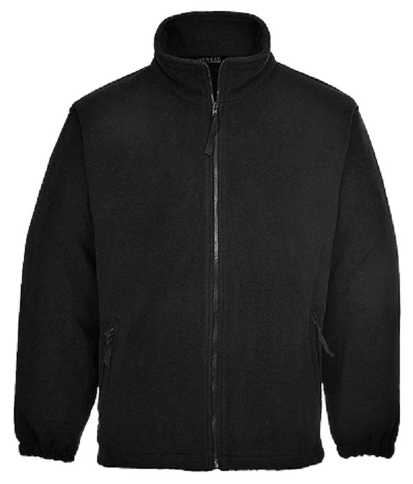 PORTWEST ARAN FLEECE BLACK OR NAVY SIZE S-4XL UF205 GENEROUS FIT & COMFORT - Image 1 of 1