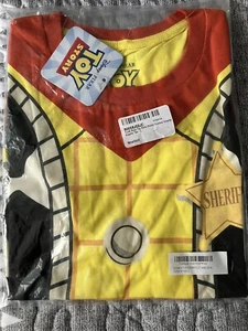 Disney Toy Story Boys YL Woody Cowboy Cosplay Graphic Tee - Picture 1 of 3