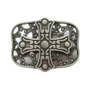 Celtic Cross IX Gⁿrtelschnalle Keltisch Kelten Schwert und Schild Celts Kreuz - Picture 1 of 1
