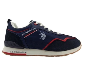 Scarpe da uomo US Polo Assn Tabry 002 sneakers basse casual sportive comode blu