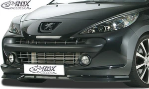 RDX Frontspoiler für PEUGEOT 207 incl CC SW Front Lippe Vorne Ansatz PUR ABS - Picture 1 of 5