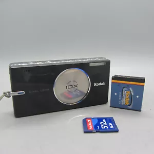 Kodak Dual Lens Digital Camera EasyShare V610 6.1MP Black Tested - Picture 1 of 10