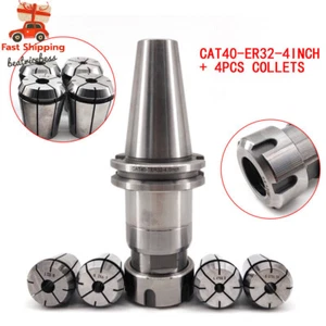 ER32 Precision Collet Chuck Floating Tap Tapping Holder Assembly For CNC CAT40 - Picture 1 of 11