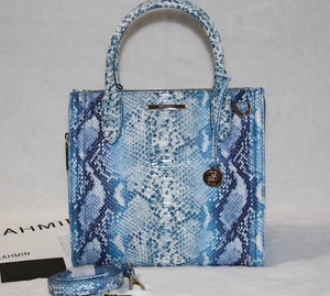 BRAHMIN Small Caroline Joyful Oceangrove Satchel Tote Bag Purse Handbag NWT - Picture 1 of 7
