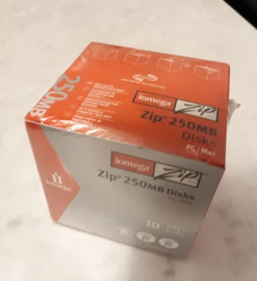 Boite de 10 disquettes ZIP 250 Mo Iomega - neuf sous blister - Photo 1/2