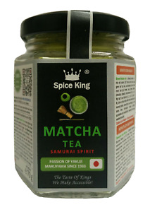 Matcha Tea Samurai Spirit Spice King Japan Culinary Grade glass jar 60 g 2.1 oz