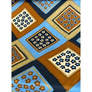 Vtg Janet Cornell Bandanna Fabric Hand Printed Fabric 1978 Upholstery Canvas BTY - Picture 1 of 8