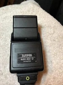 VTG SUNPAK AUTO 422 D THYRISTOR CAMERA FLASH BEEN CLEANED AND FULLY TESTED GOOD - Picture 1 of 6