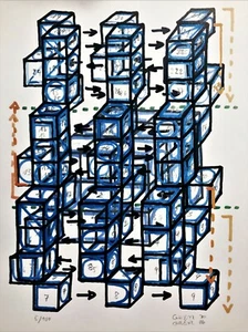 Friedrich Gräsel Farblithographie limitiert 5/100 handsigniert datiert 2006 - Picture 1 of 2