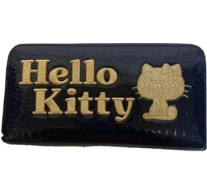 Sanrio Hello Kitty Navy Black Long Wallet New with Tag Japan Limited - Picture 1 of 10