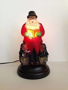 Old World Christmas 2016 Caroling Santa Light #529773 - Picture 1 of 7