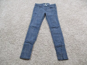 Rag & Bone Pants Womens 29 Blue Skinny Pinstripe Cotton Tencel Stretch - Picture 1 of 10