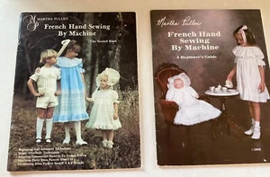 Two Martha Pullen FRENCH HAND SEWING by Machine Booklets Technique and Patterns - Picture 1 of 6