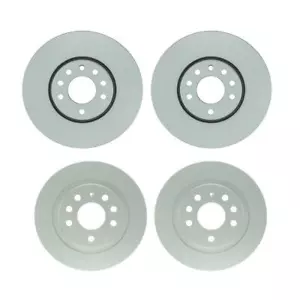 Bosch QuietCast Front 301.8mm & Rear 278 mm Disc Brake Rotors Kit For Saab 9-3 - Picture 1 of 1