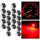 20pcs T4/t4.2 Neo Wedge Led Center Dash A/c Climate Control Lights Lamp Red