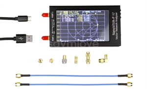 4.3" 50KHz-3GHz NanoVNA-F V2 VNA Network Antenna Analyzer UHF HF VHF w/ Battery - Picture 1 of 6