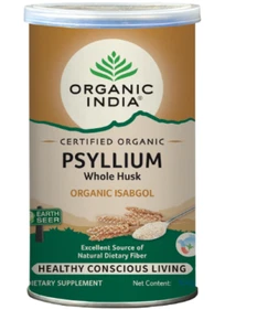 Cáscara entera de psyllium orgánica India - 100 gm polvo - Imagen 1 de 3