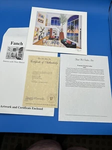 Francois ""FANCH"" Ledan b. SIGNIERTE Lithographie mit COA INNENRAUM MIT DREI MATISSE - Bild 1 von 7