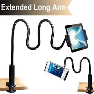 Flexible Lazy Bracket Mobile Phone Stand Holder Bed Desktop For iPhone Samsung - Picture 1 of 14