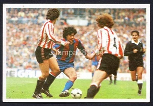 MIS ENTRENAMIENTOS #42 CARD DIEGO MARADONA DRIBLINGS GOLES 1984-85 CROMO ESPORT - Imagen 1 de 2