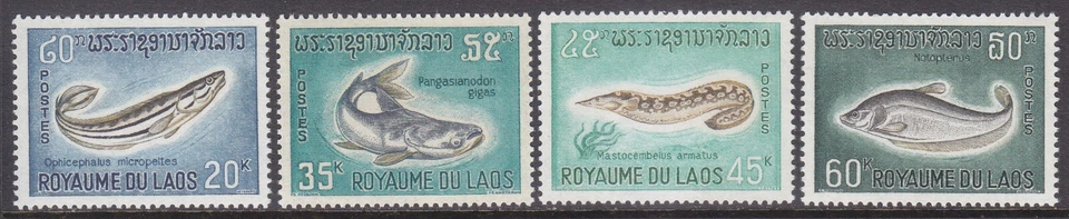Peces Laos 1967 (207-210) Foto 1 de 1