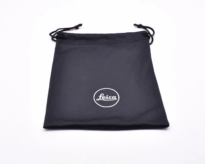 Leica Logo Black Accessories Case Soft Pouch Leitz Wetzlar Germany (#8430) - Image 1 of 2