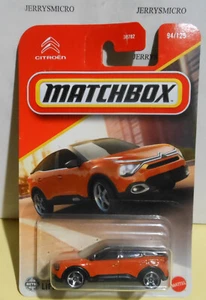 MATCHBOX CITROEN e-C4 IN ORANGE AND BLACK #94/125 - Picture 1 of 1