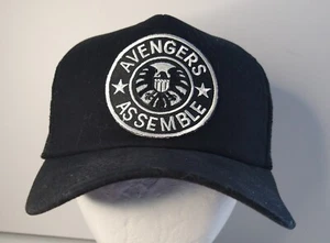 "Avengers Assemble"" SHIELD Película/TV Serie Clásico Bordado Parche Sombrero Negro - Imagen 1 de 2