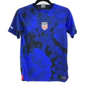 Nike Dri Fit Short Sleeve Jersey Boys Size L United States National Soccer Team - Picture 1 of 7