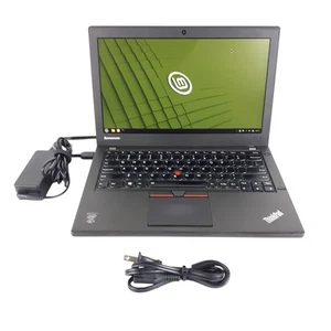 Lenovo ThinkPad X250 12.5" Laptop i5-5300U 8GB RAM 128GB SSD W/CAM Linux Mint - Picture 1 of 14