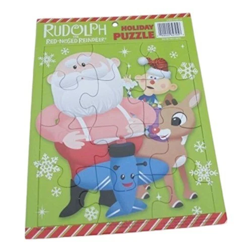 Rudolph the Red Nosed Reindeer Holiday Frame Tray Puzzle - Image 1 of 1