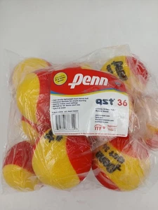Penn QST 36 Schaumstoff Tennisbälle rot Stufe 3 Kinder 36' Court offene Tasche 11 Stück Jugend - Bild 1 von 7