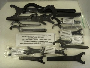 SPANNER WRENCHES FOR ER - TG-100 AND OTHER TOOLING COLLETS - TAKE YOUR PICK - Picture 1 of 7