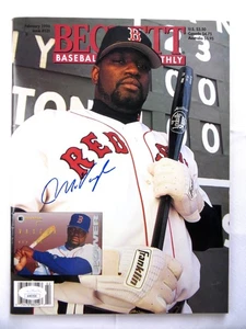 Mo Vaughn Signed Autographed Magazine Beckett 1996 Red Sox JSA AH03530 - Picture 1 of 4