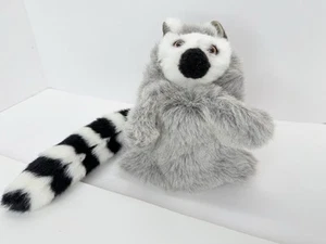 Vintage Fluppets by FurryTails Grey Ring Tailed Lemur Hand Puppet Plush Toy 80s - Picture 1 of 11