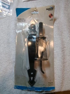 National Hardware N109-040 Black Steel Thumb Heavy Duty Latch 11 H x 8 W in. - Picture 1 of 3