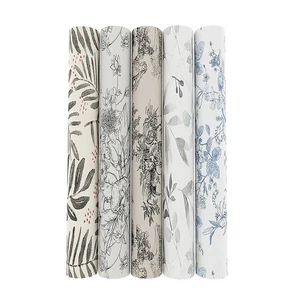 Colorful Floral Peal and Stick Self-adhesive WallPaper Home Decor 17.7" x 78.7" - Picture 1 of 17