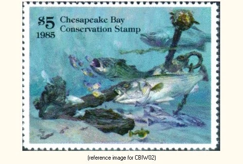 D2K Chesepeake Bay Conservation 1985 $5 Stamp - Image 1 of 1