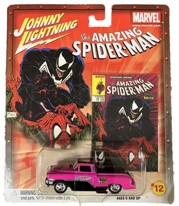Raro Johnny Lightning The Amazing Spider-Man Barris Kopper Kart Goma Real - Imagen 1 de 4