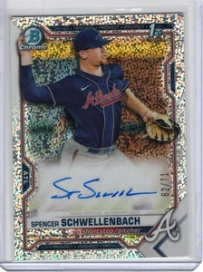 SPENCER SCHWELLENBACH 2021 BOWMAN DRAFT CROMO BRILLO #CDA-SS RC COCHE 62/71 - Imagen 1 de 2