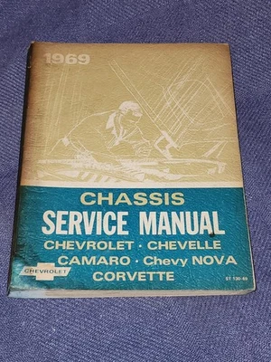Chevelle 1969, Camaro, Nova, Corvette chasis original manual de servicio Foto 1 de 3