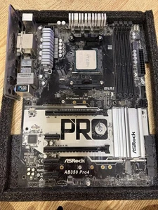 ASRock AB350 Pro4 Mainboard + Ryzen 5 1300x gebraucht - Bild 1 von 2
