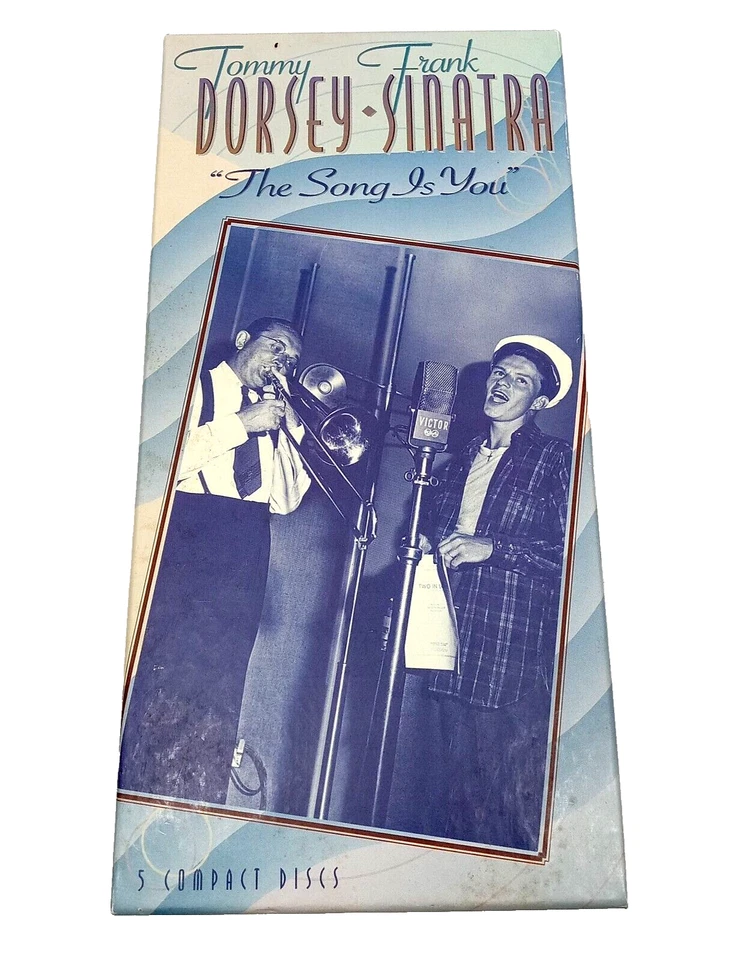 Томми Дорси и Фрэнк Синатра песня это вы 5 дисков коробка компакт-дисков комплект с буклетом - Изображение 1 из 4