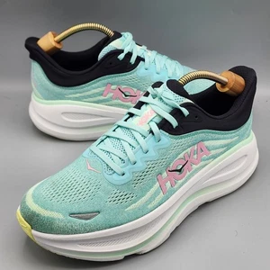 Tenis Hoka One One Bondi 9 anchos para mujer talla US 12D azul chispa como nuevos fluorita - Imagen 1 de 12