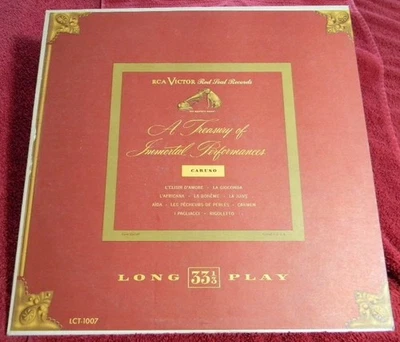 Enrico Caruso, A Treasury Of Immortal Performances, (LP, Comp), VG, 3745962085 - Image 1 of 4