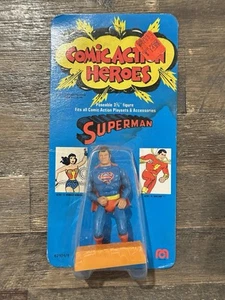 1975 MEGO Comic Action Heroes SUPERMAN 3.75" Poseable Figure MOC - Picture 1 of 14