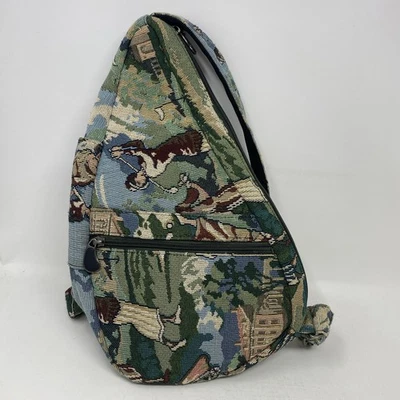 Bolsa trasera saludable AmeriBag 16"" de mano tapiz golfista diseño patrón Foto 1 de 4