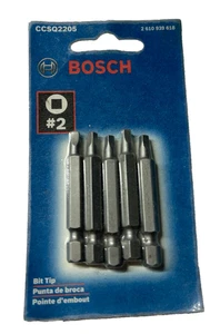 BOSCH #2 Cuadrado CCSQ2205 PUNTA DE BROCA 2610939618 PAQUETE DE 5 - Imagen 1 de 2