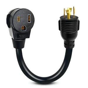 Generator to Welding Adapter Cord NEMA L14-20P Plug 4-Prong 20A Locking Male ... - Picture 1 of 5